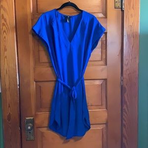 Royal blue v neck sundress
